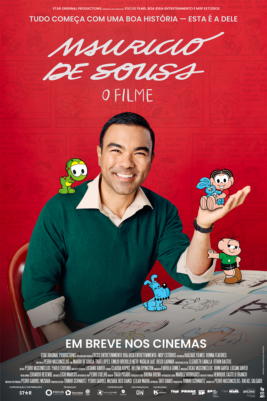 Notícia | Novo pôster de Maurício de Souza – O Filme
